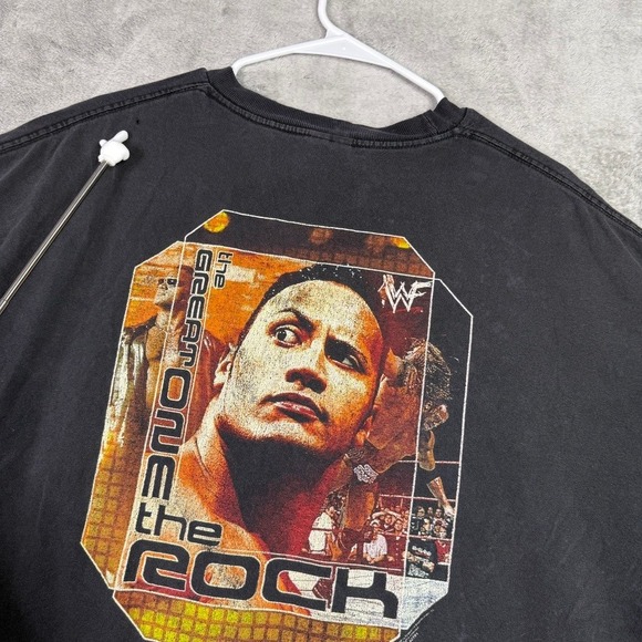 Alstyle Apparel & Activewear Other - Vintage WWF The Rock Just Bring It T Shirt 2XL Black Graphic Tee